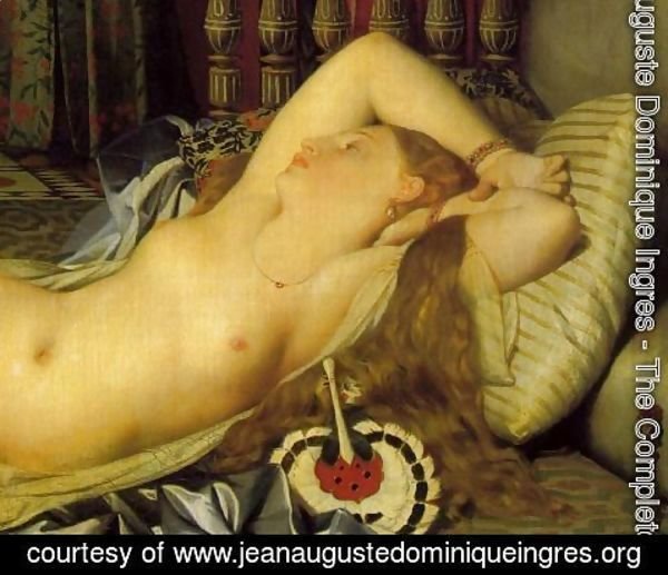 Jean Auguste Dominique Ingres - Odaliske und Sklavin 2 (detail)
