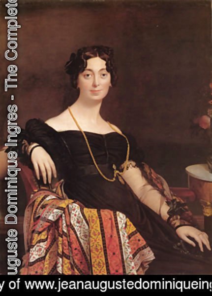 Jean Auguste Dominique Ingres - Madame Jacques Louis Leblanc