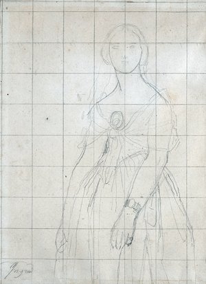Study for the portrait of Madame Moitessier