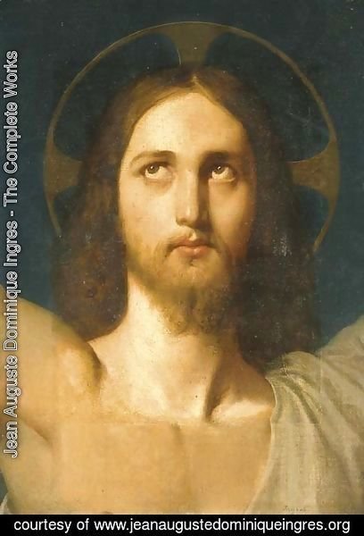 Jean Auguste Dominique Ingres - The Head of Christ