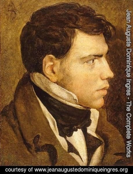Jean Auguste Dominique Ingres - Portrait of a young man
