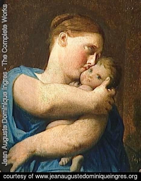 Woman and Child. Study for the Martyrdom of Saint Symphorien