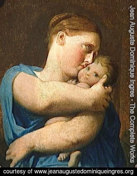 Jean Auguste Dominique Ingres - Woman and Child. Study for the Martyrdom of Saint Symphorien