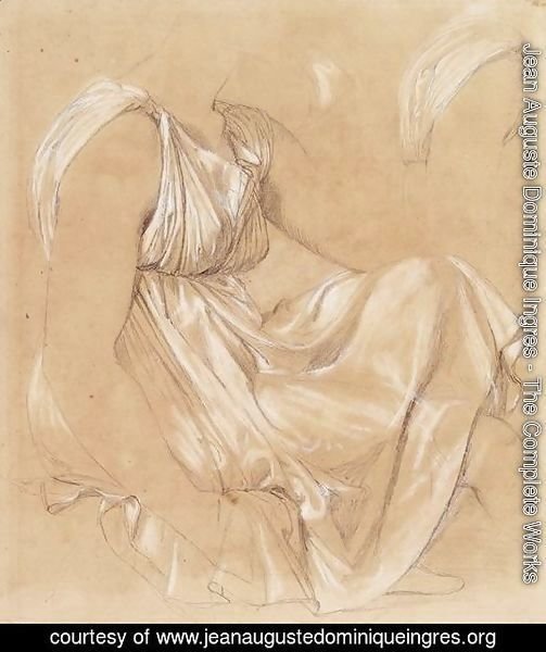 Study of seated woman