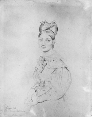 Jean Auguste Dominique Ingres - Portrait of miss Bonnard