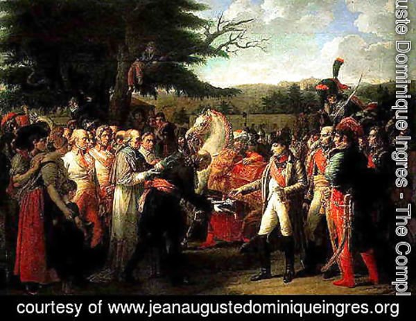 Jean Auguste Dominique Ingres - Napoleon receives the keys of Vienna
