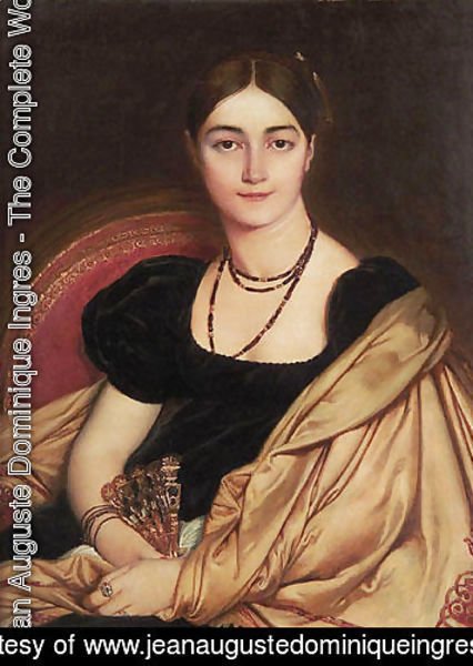 Jean Auguste Dominique Ingres - Portrait of Mrs. Devaucay