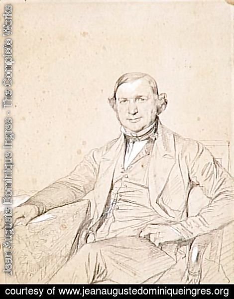 Jean Auguste Dominique Ingres - Portrait of Mr. Guyot Desfontaines