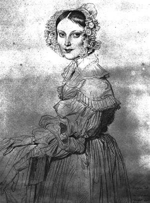 Jean Auguste Dominique Ingres - Madame Eugene Viollet le Duc