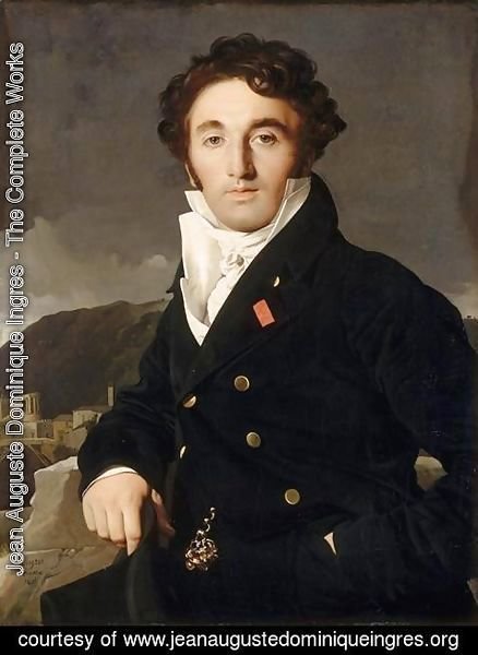 Jean Auguste Dominique Ingres - Portrait of Charles-Joseph-Laurent Cordier